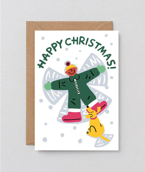 Weihnachtskarte "Snow Angel" / Wrap