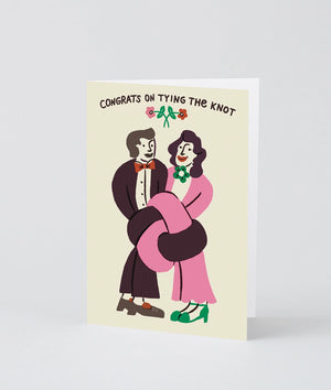Hochzeitskarte “Congrats On Tying the Knot“ / Wrap
