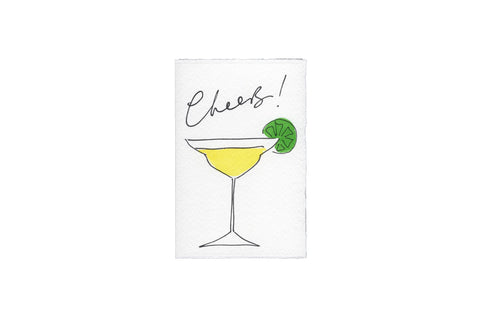 Klappkarte „Cheers!“ / Scribble & Daub
