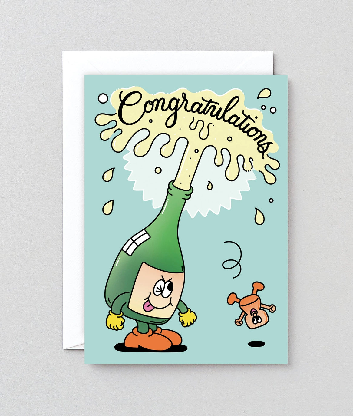 Glückwunschkarte "Congratulations Champagne" / Wrap