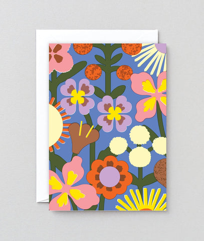 Grußkarte „Flowers Greetings“ / Wrap