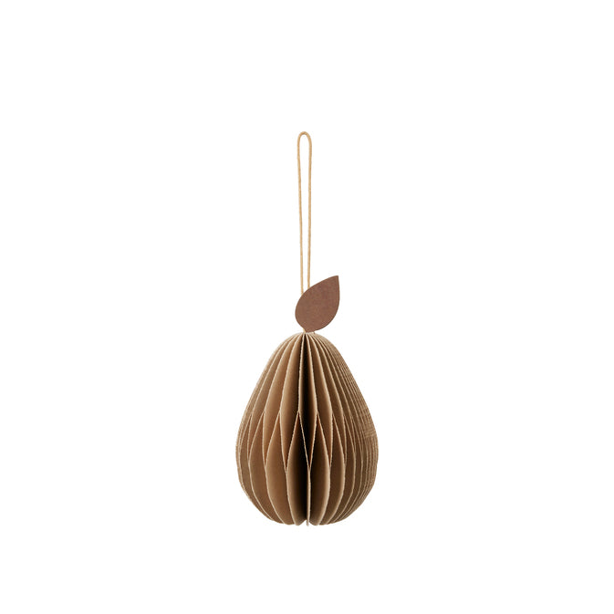 Birnen Anhänger "Pear" Natur / Broste