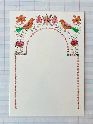 Briefpapier-Set "Bird-Frame"