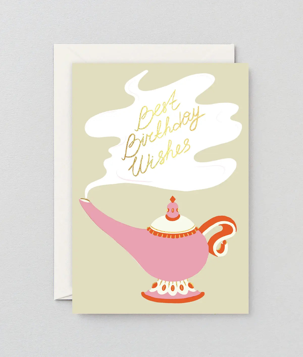 Glückwunschkarte "Best Birthday Wishes" / Wrap