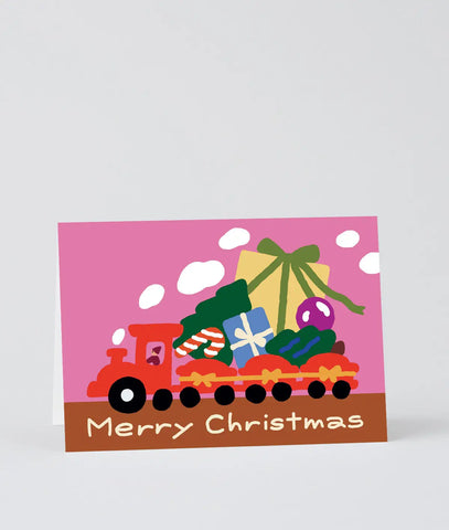 Weihnachtskkarte „Toy Train" / Wrap