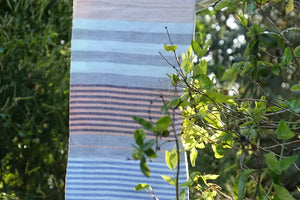 Hamamtuch aus Bio Baumwolle "Sud Waves" / Karawan Authentic