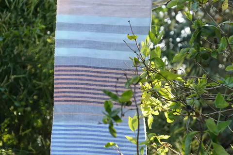 Hamamtuch aus Bio Baumwolle "Sud Waves" / Karawan Authentic