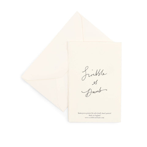 Weihnachtskarte "Joy & Peace" / Scribble & Daub