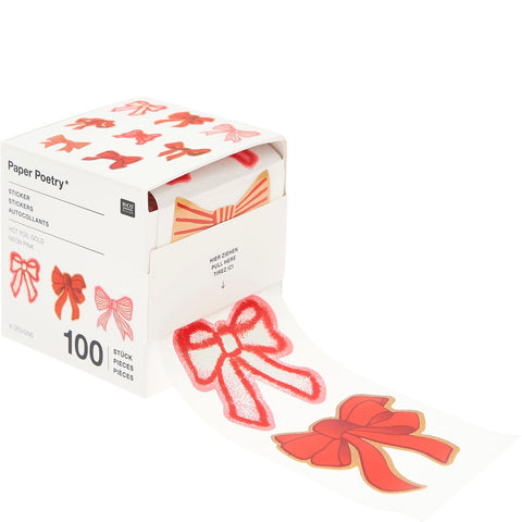 Sticker „Schleifen“ 100 Stk / Paper Poetry