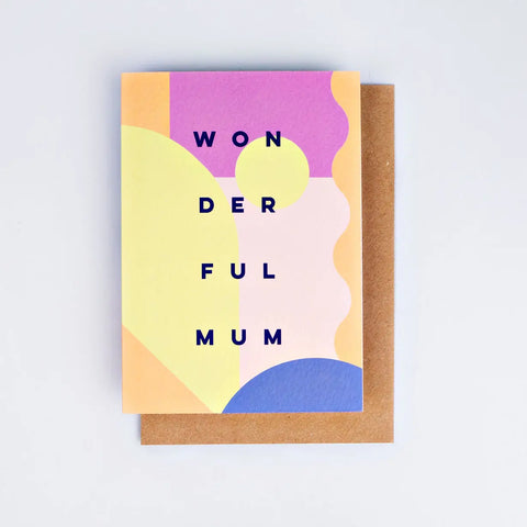 „Wonderful Mom“ Grußkarte / The Completist