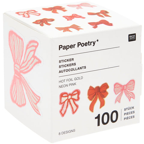 Sticker „Schleifen“ 100 Stk / Paper Poetry