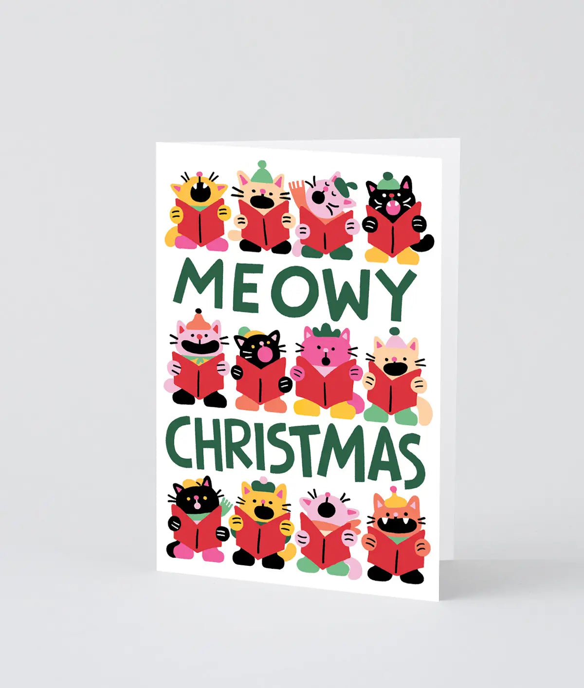 Weihnachtskarte "Meowy Christmas" / Wrap