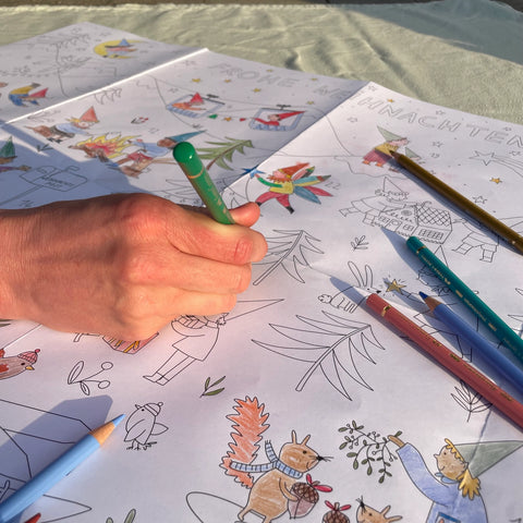 Adventskalender zum Ausmalen / Hannahs Firlefanz