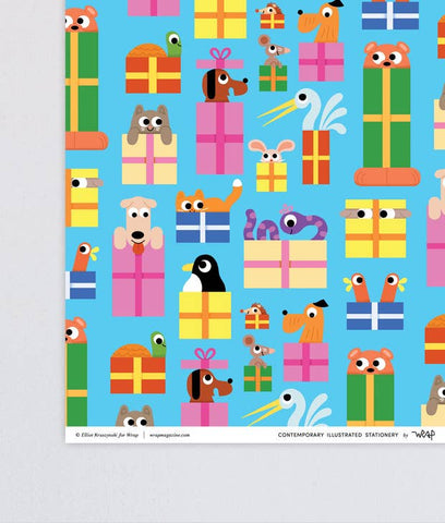 Geschenkpapier  "Birthday Animals" / Wrap