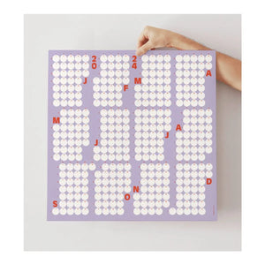 2024 Wandkalender "Dots" 50 x 50 cm / Jan Kruse