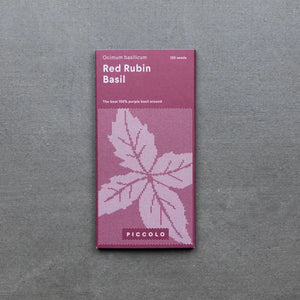 Pflanzensamen Red Rubin Basil / PICCOLO