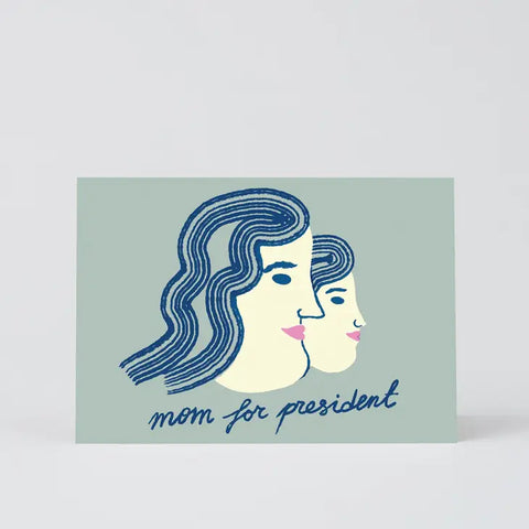 Grußkarte "Mom for President"/ Wrap