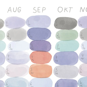 2024 Wandkalender "Colours" Din A2 / Jan Kruse