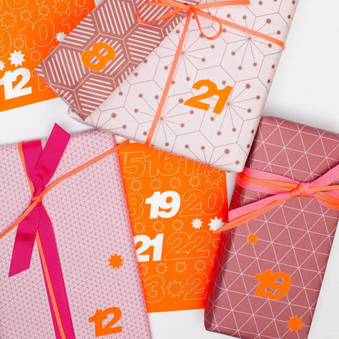 Adventskalender Zahlen Sticker 1-24