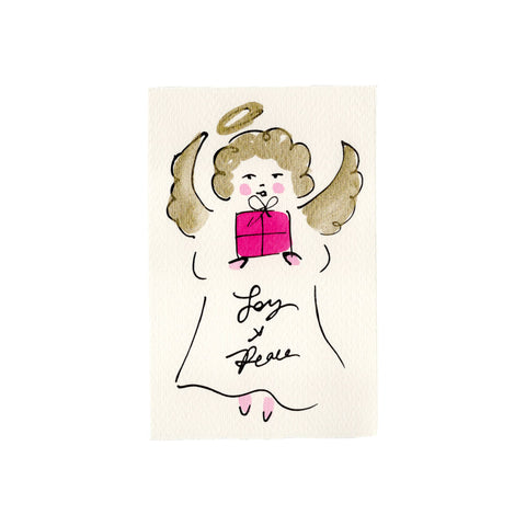 Weihnachtskarte "Joy & Peace" / Scribble & Daub