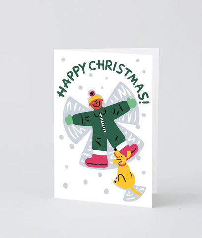 Weihnachtskarte "Snow Angel" / Wrap