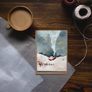 Weihnachtskarte "Make a Wish" / Studio Satsch