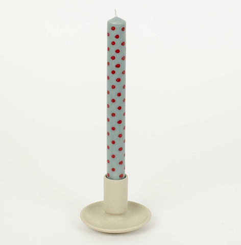 Kerze "Mini Dot Hellblau-Rot" 2 Stück/ A World of Craft