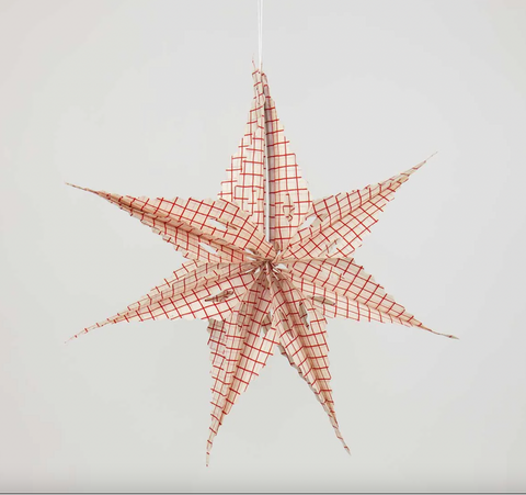 Weihnachtsstern "Sirius" Weiß-Rot / A World of Craft