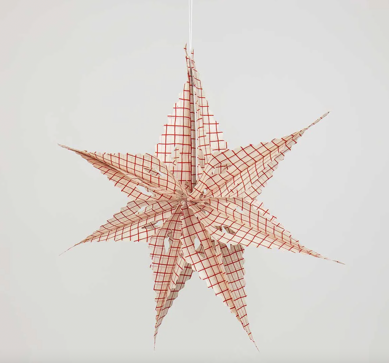 Weihnachtsstern "Sirius" Weiß-Rot / A World of Craft