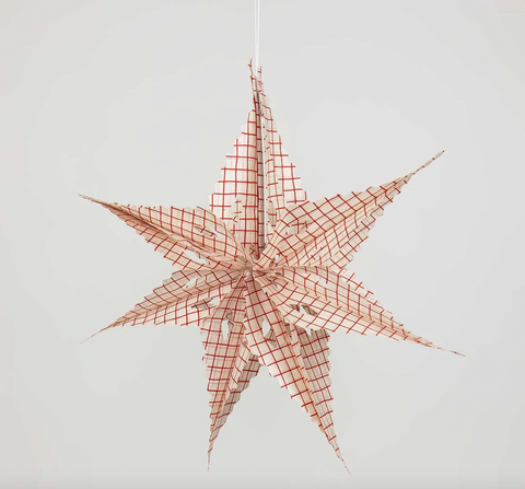 Weihnachtsstern "Sirius" Weiß-Rot / A World of Craft