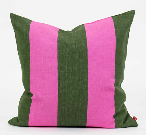 Baumwollkissen „Fifi green/pink“ 50x50cm / A World of Craft