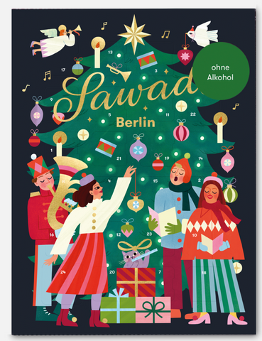 Adventskalender "Tannenbaum" alkoholfrei / Sawade
