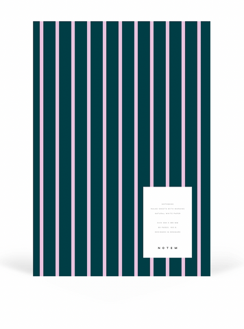 Notizbuch "Vita" Large Purple-Petrol / Notem