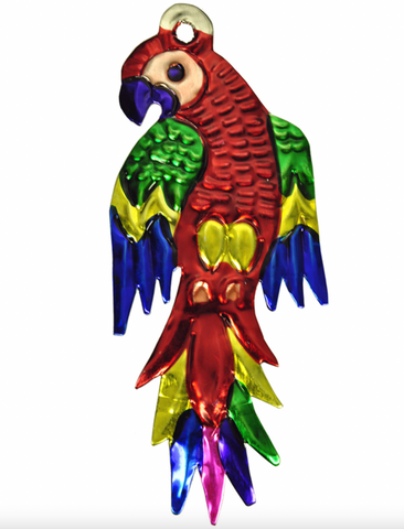 Mexikanischer Christbaumschmuck "Papagei" / P&P Finds