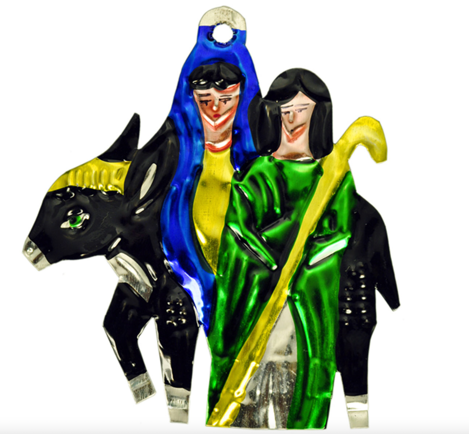 Mexikanischer Christbaumschmuck "Maria und Josef" / P&P Finds