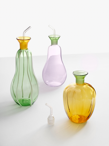 Handgefertigter Essig- und Öl-Spender "Melanzane" / Ichendorf