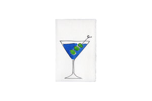 Klappkarte „Martini“ / Scribble & Daub