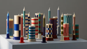 Kerzen "Pattern Candle" 4 Stück  / HAY