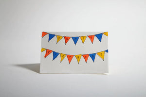 Klappkarte „Birthday Girlande“ / Scribble & Daub