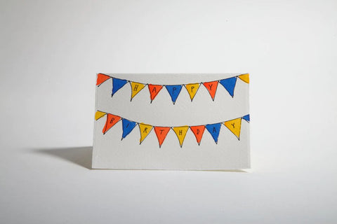 Klappkarte „Birthday Girlande“ / Scribble & Daub