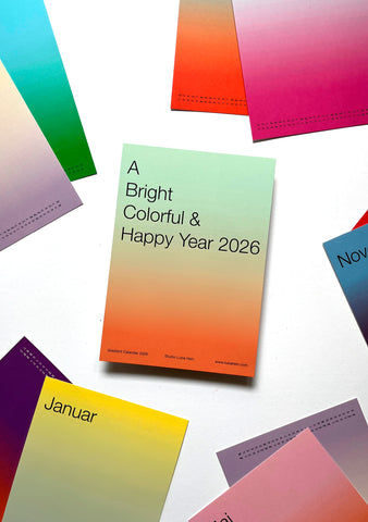 Gradient Calendar 2025 / Luzia Hein