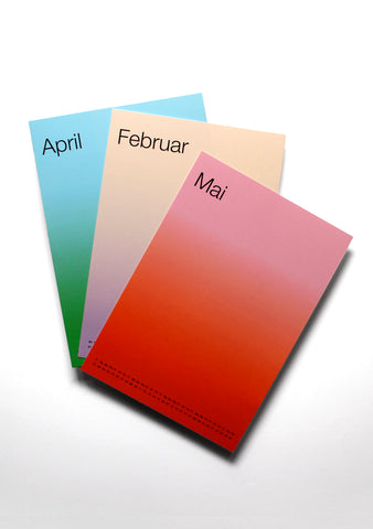 Gradient Calendar 2025 / Luzia Hein