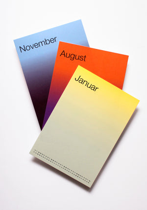 Gradient Calendar 2025 / Luzia Hein