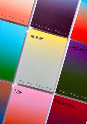 Gradient Calendar 2025 / Luzia Hein