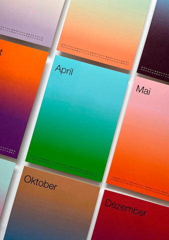 Gradient Calendar 2025 / Luzia Hein