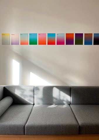 Gradient Calendar 2025 / Luzia Hein