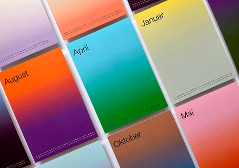 Gradient Calendar 2025 / Luzia Hein