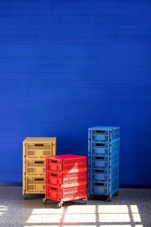 Colour Crate Lid / Hay