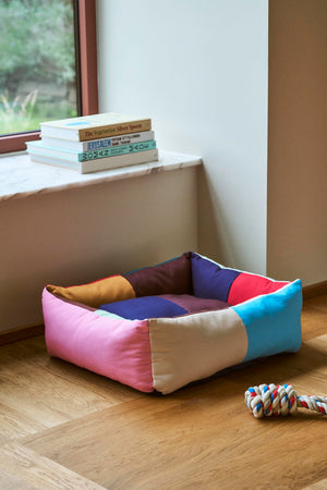 Hundebett "Dogs Bed" multicolor S / Hay