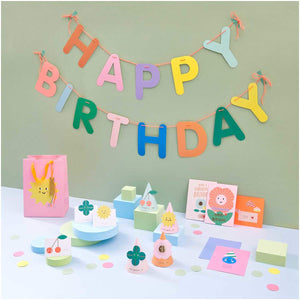 Girlande "Happy Birthday" multicolor / Rico Design